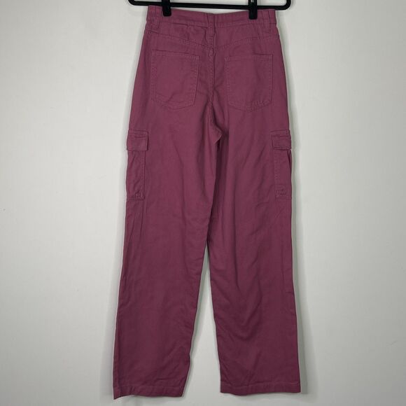 H&M Divided 90s Baggy Cargo High Waist Jeans Women's Size 2 - Picture 7 of 8